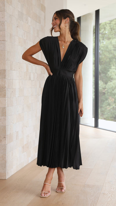 Alice - Vestido midi plisado