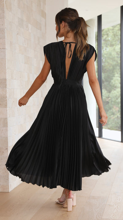 Alice - Vestido midi plisado