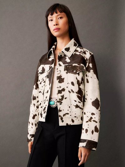 CHAQUETA ESTAMPADA
