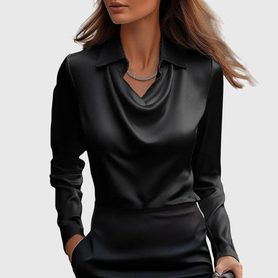 SILVIA - BLUSA DE SATÉN