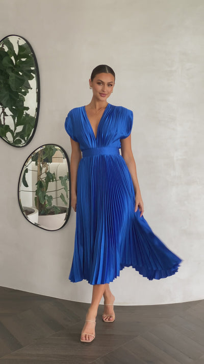 Alice - Vestido midi plisado