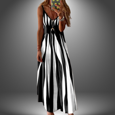 Ángela - Vestido largo estampado