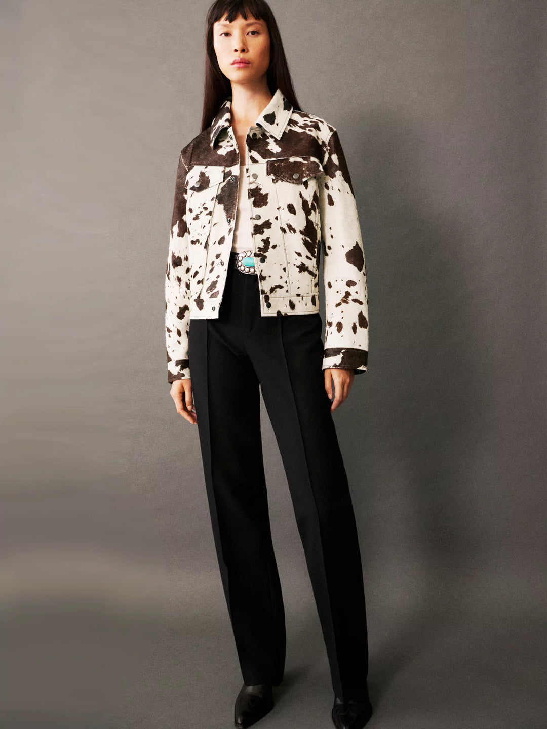 CHAQUETA ESTAMPADA