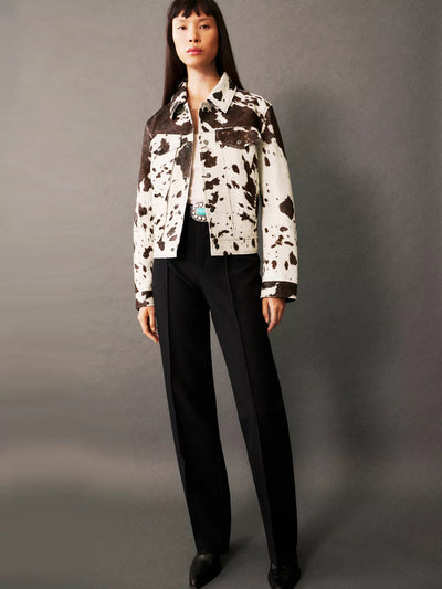 CHAQUETA ESTAMPADA