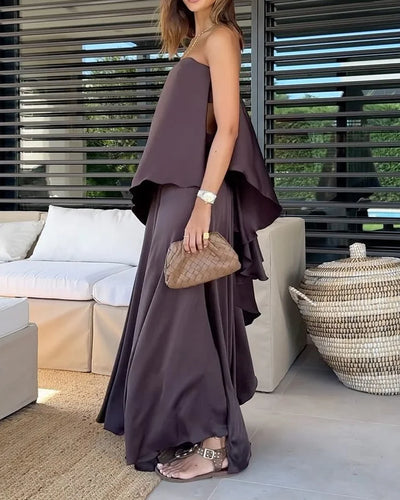ALBA | CONJUNTO DE FALDA A CAPAS