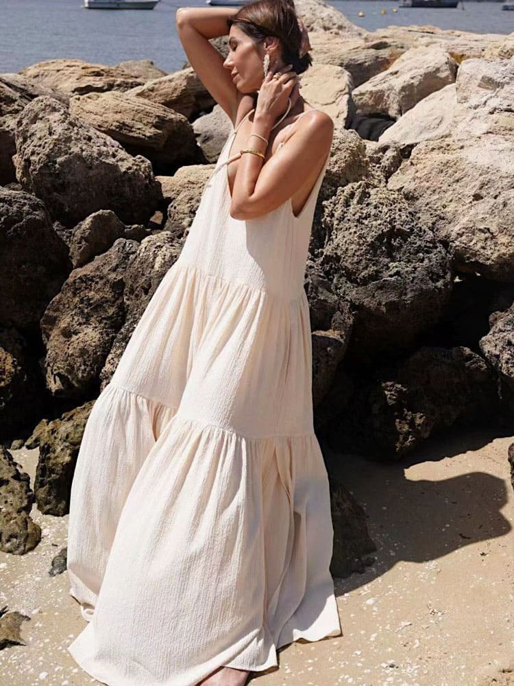 Zahara - Vestido largo de tirantes