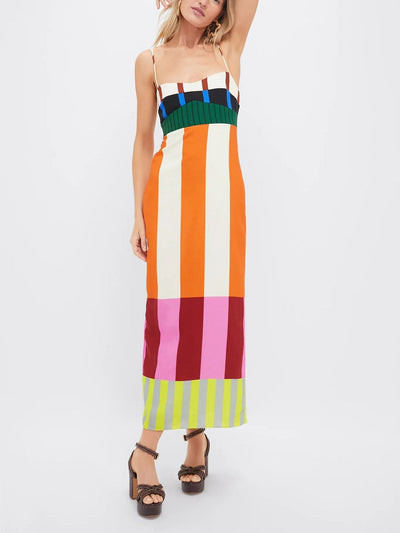 ELSA - VESTIDO LARGO MULTICOLOR