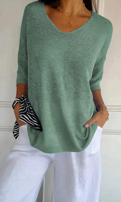 ROCÍO - BLUSA DE PUNTO FINO
