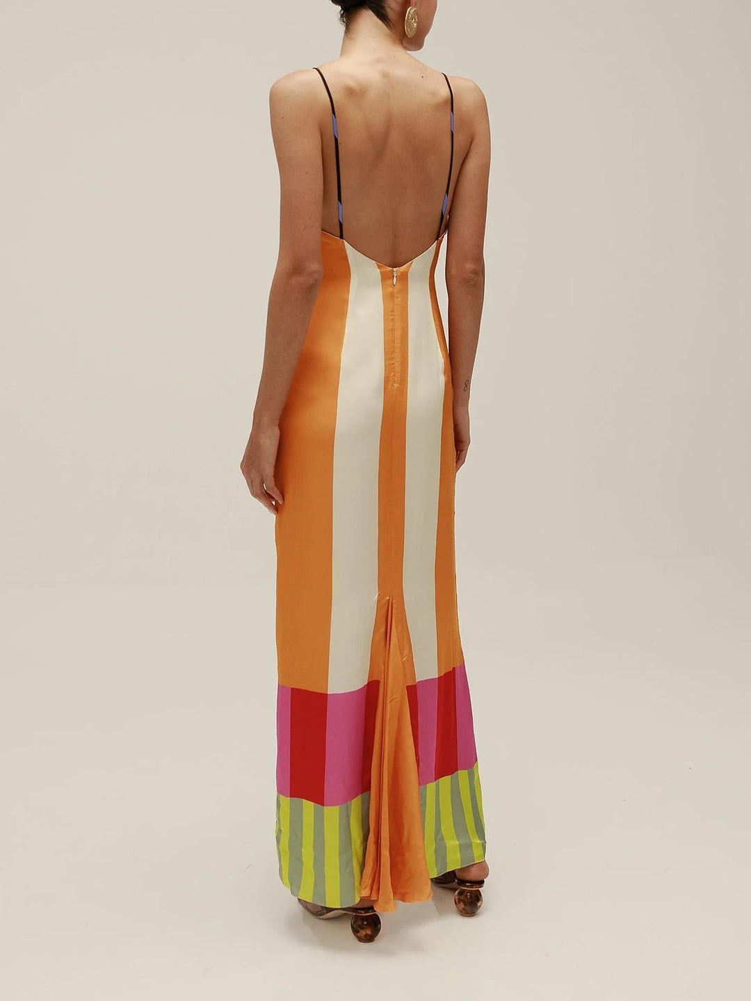 ELSA - VESTIDO LARGO MULTICOLOR