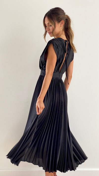 Alice - Vestido midi plisado
