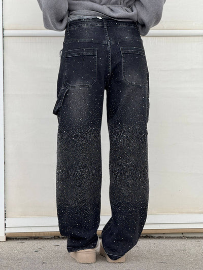 Pantalón vaquero glitter