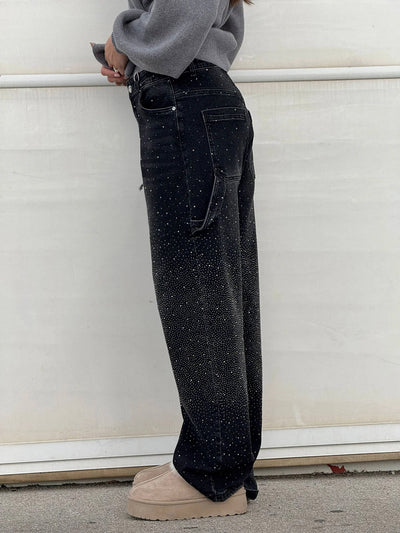Pantalón vaquero glitter