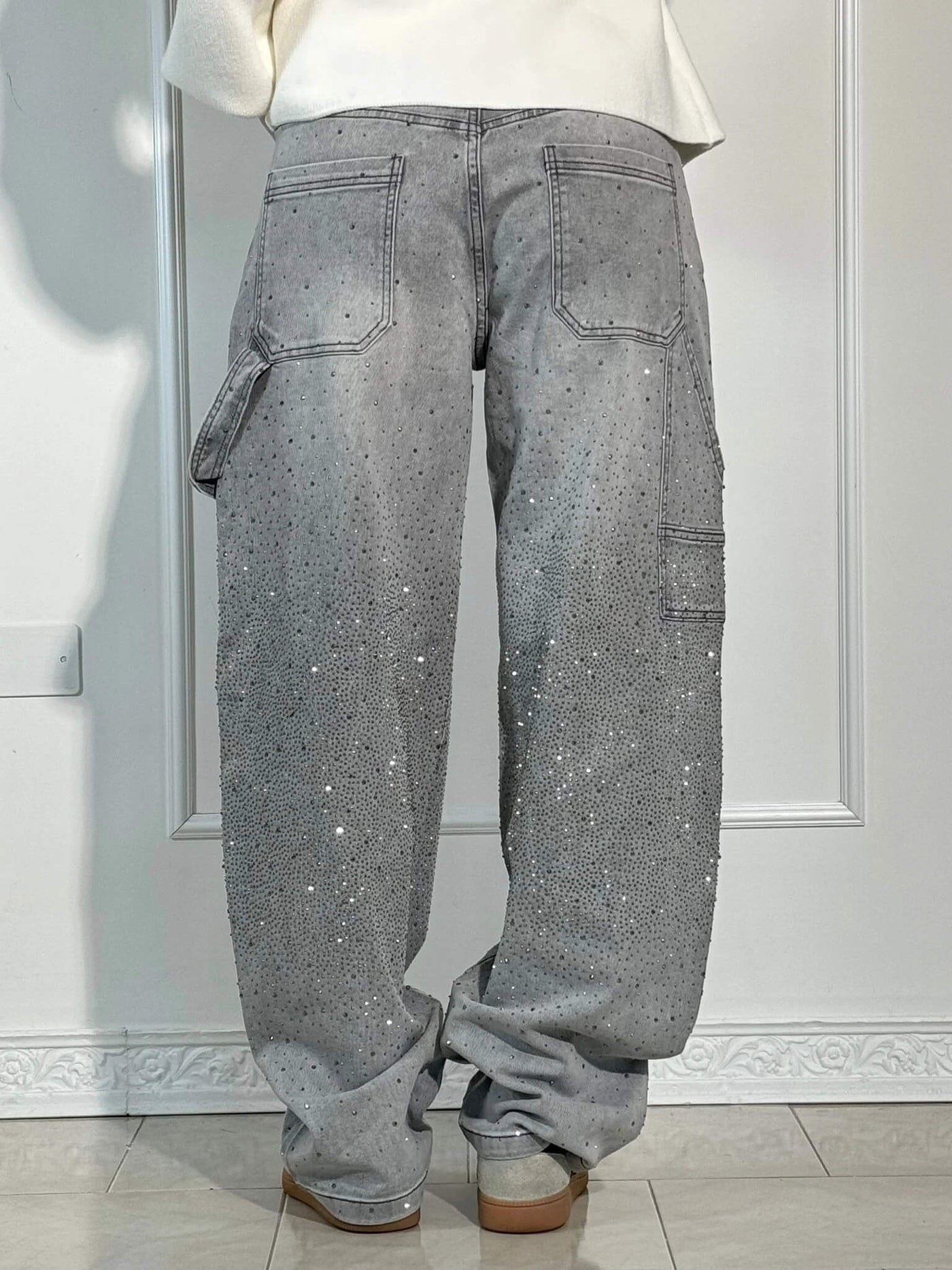 Pantalón vaquero glitter