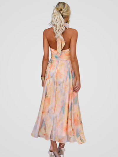PILAR - VESTIDO LARGO ESTAMPADO