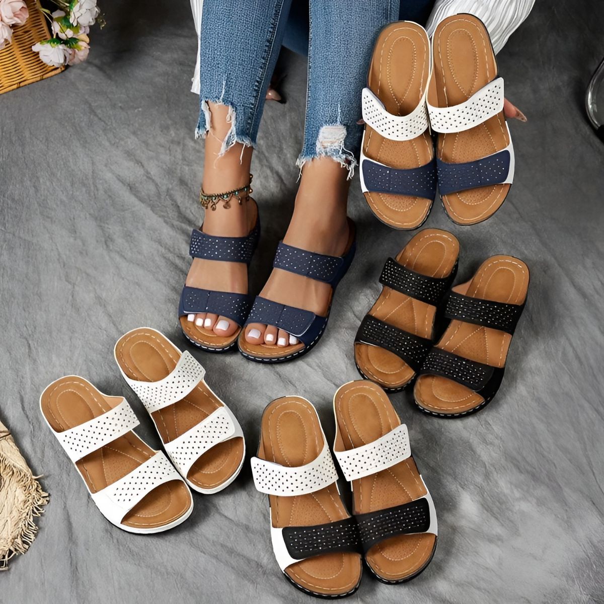 Théodora™ | Sandalias Ortopédicas