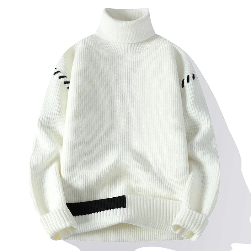 CJ - CHALECO PATCHWORK DE CUELLO ALTO