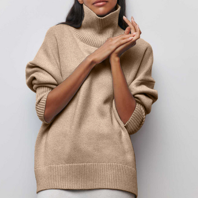 JERSEY DE PUNTO CON CUELLO VUELTO