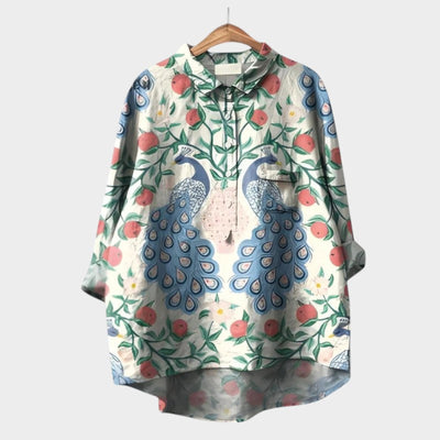 VIOLETA - BLUSA ESTAMPADA