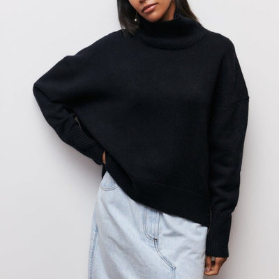 JERSEY DE PUNTO CON CUELLO VUELTO