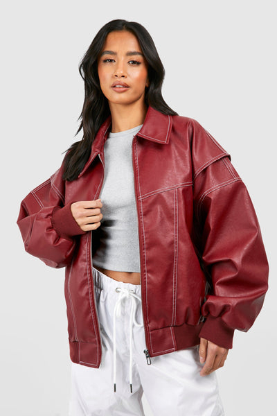 ONA - BOMBER DE CUERO