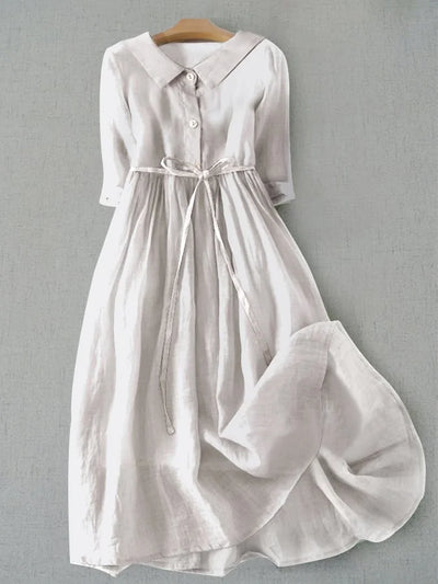 LUZ - VESTIDO MIDI FLUIDO