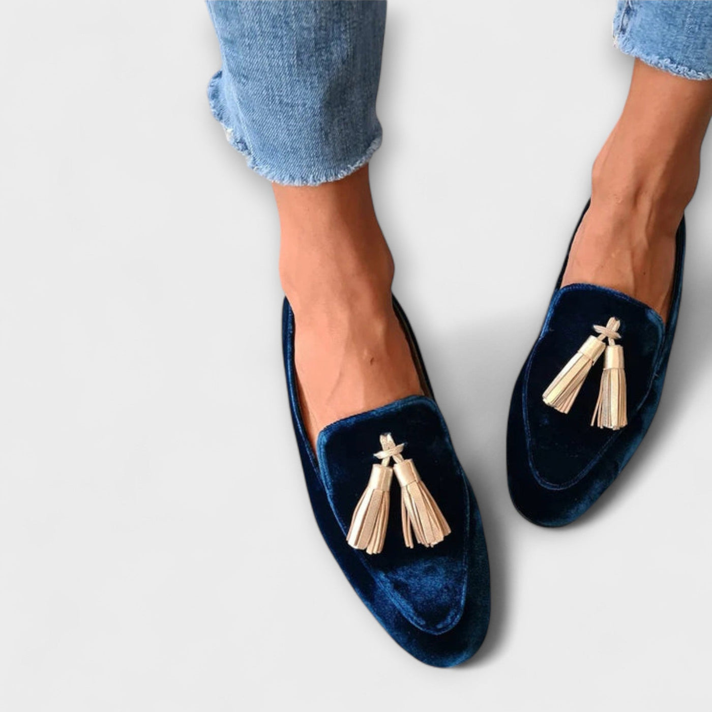 MUSA - MOCASINES DE ANTE CON BORLAS