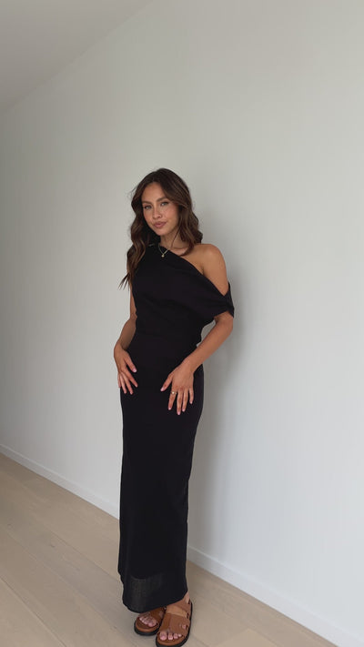 Dara - Vestido largo de lino