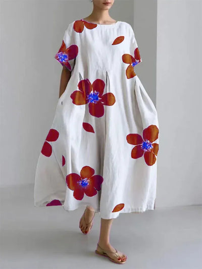Caterina - Vestido midi estampado