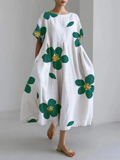 Caterina - Vestido midi estampado