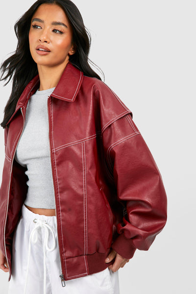ONA - BOMBER DE CUERO