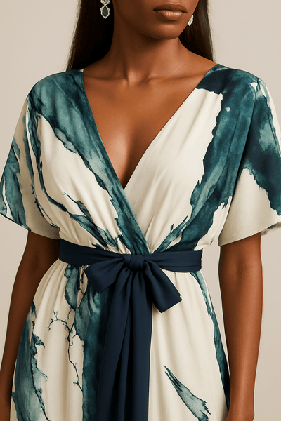 NAYLA - VESTIDO LARGO ESTAMPADO