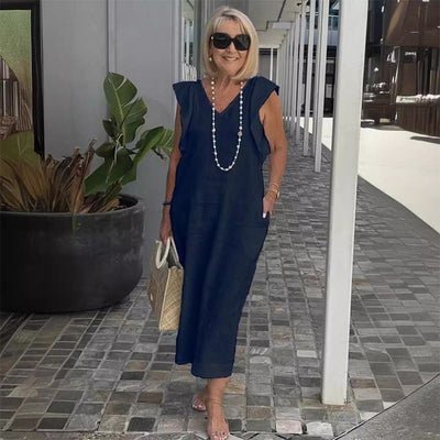 SANTORINI - VESTIDO MIDI DE VERANO
