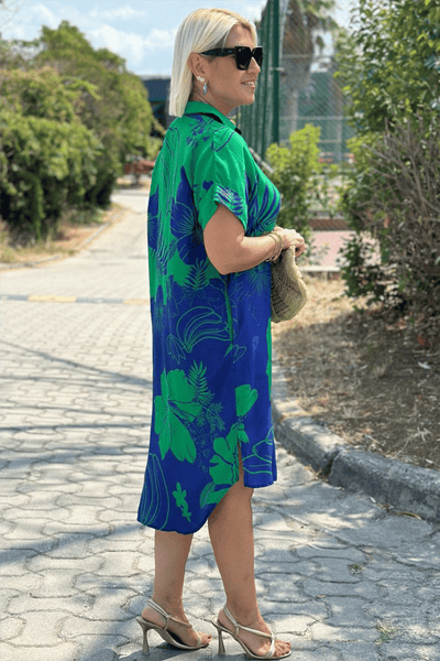 NADIA - VESTIDO MIDI ESTAMPADO